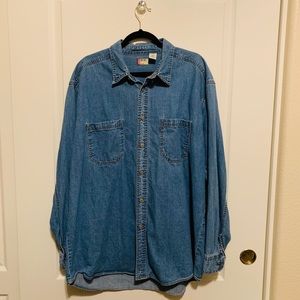 Levis Denim Button L/S Shirt Size Large pre Owned